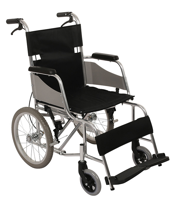 Aluminum Lightweight Manual Transport Chair for Adults