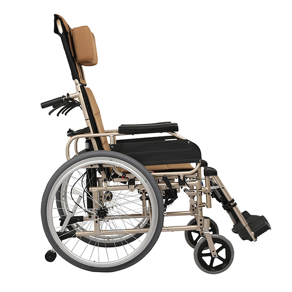 Manual Wheelchair with Power Assist for Hemiplegic Patients FC-M6